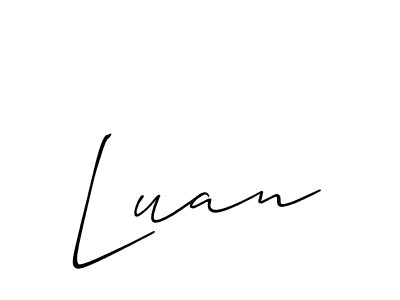 This is the best signature style for the Luan name. Also you like these signature font (Allison_Script). Mix name signature. Luan signature style 2 images and pictures png