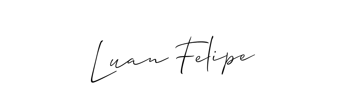 Check out images of Autograph of Luan Felipe name. Actor Luan Felipe Signature Style. Allison_Script is a professional sign style online. Luan Felipe signature style 2 images and pictures png