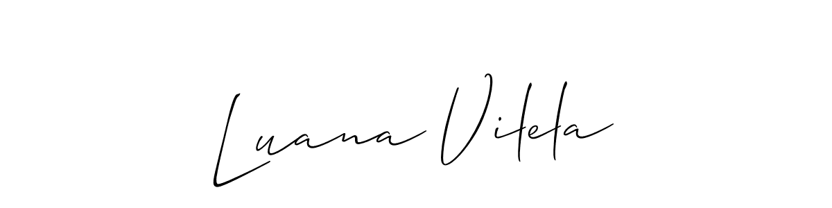 This is the best signature style for the Luana Vilela name. Also you like these signature font (Allison_Script). Mix name signature. Luana Vilela signature style 2 images and pictures png