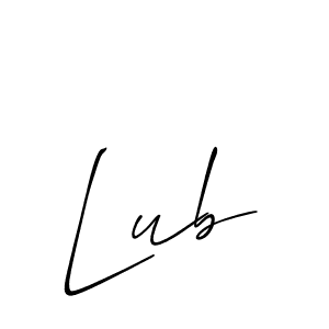 Also You can easily find your signature by using the search form. We will create Lub name handwritten signature images for you free of cost using Allison_Script sign style. Lub signature style 2 images and pictures png