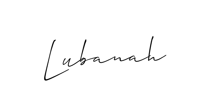 Once you've used our free online signature maker to create your best signature Allison_Script style, it's time to enjoy all of the benefits that Lubanah name signing documents. Lubanah signature style 2 images and pictures png