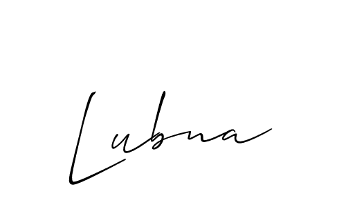 It looks lik you need a new signature style for name Lubna. Design unique handwritten (Allison_Script) signature with our free signature maker in just a few clicks. Lubna signature style 2 images and pictures png