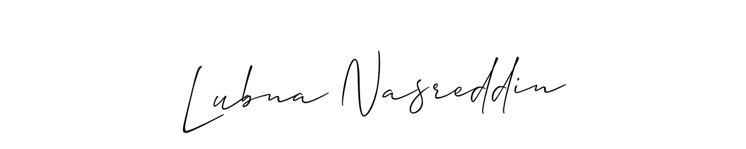 You can use this online signature creator to create a handwritten signature for the name Lubna Nasreddin. This is the best online autograph maker. Lubna Nasreddin signature style 2 images and pictures png