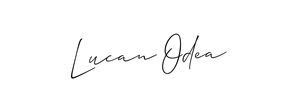 if you are searching for the best signature style for your name Lucan Odea. so please give up your signature search. here we have designed multiple signature styles  using Allison_Script. Lucan Odea signature style 2 images and pictures png