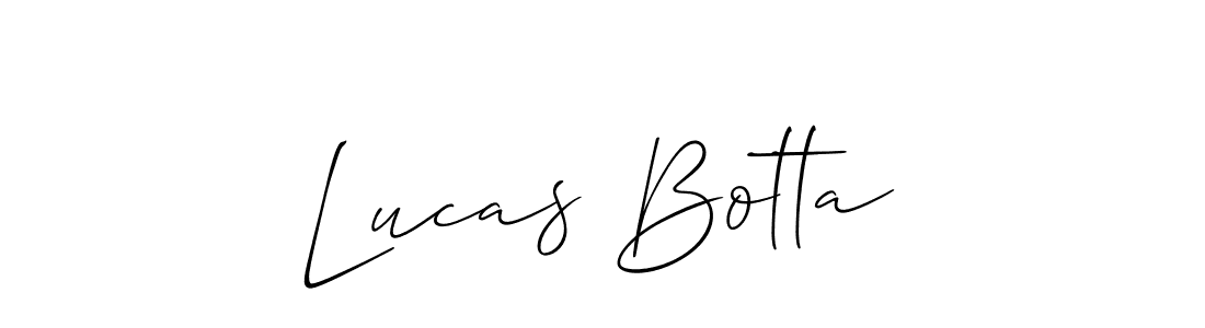 Once you've used our free online signature maker to create your best signature Allison_Script style, it's time to enjoy all of the benefits that Lucas Botta name signing documents. Lucas Botta signature style 2 images and pictures png
