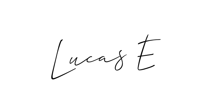 Similarly Allison_Script is the best handwritten signature design. Signature creator online .You can use it as an online autograph creator for name Lucas E. Lucas E signature style 2 images and pictures png