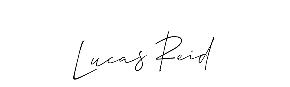 Design your own signature with our free online signature maker. With this signature software, you can create a handwritten (Allison_Script) signature for name Lucas Reid. Lucas Reid signature style 2 images and pictures png