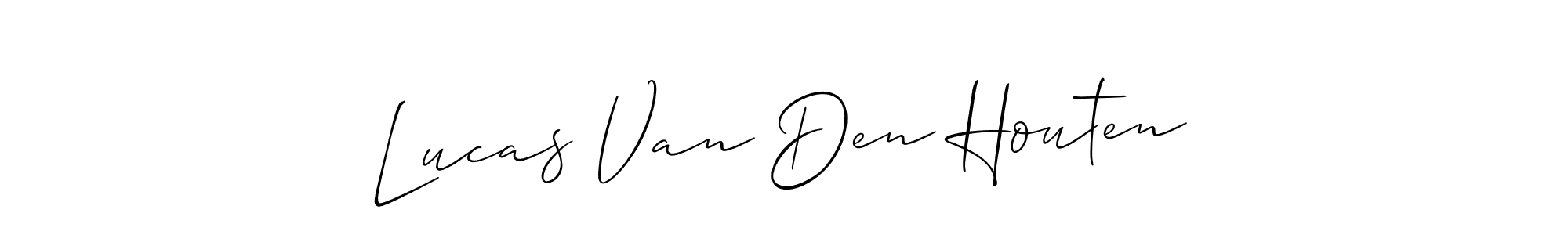 Create a beautiful signature design for name Lucas Van Den Houten. With this signature (Allison_Script) fonts, you can make a handwritten signature for free. Lucas Van Den Houten signature style 2 images and pictures png