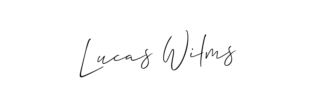 You should practise on your own different ways (Allison_Script) to write your name (Lucas Wilms) in signature. don't let someone else do it for you. Lucas Wilms signature style 2 images and pictures png