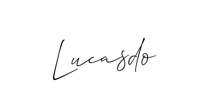 How to Draw Lucasdo signature style? Allison_Script is a latest design signature styles for name Lucasdo. Lucasdo signature style 2 images and pictures png