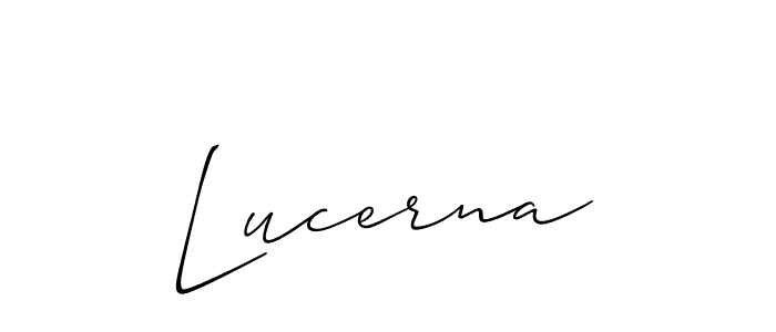 Similarly Allison_Script is the best handwritten signature design. Signature creator online .You can use it as an online autograph creator for name Lucerna. Lucerna signature style 2 images and pictures png