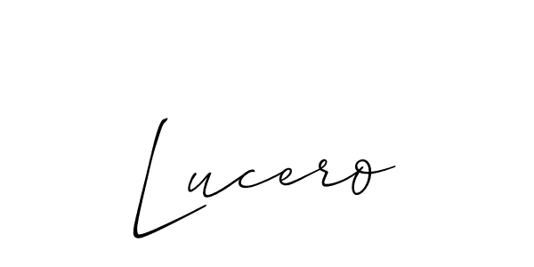 Also we have Lucero name is the best signature style. Create professional handwritten signature collection using Allison_Script autograph style. Lucero signature style 2 images and pictures png