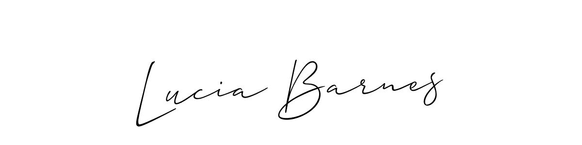 How to Draw Lucia Barnes signature style? Allison_Script is a latest design signature styles for name Lucia Barnes. Lucia Barnes signature style 2 images and pictures png