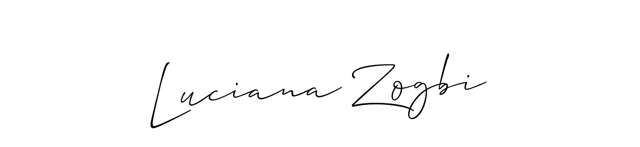 Also we have Luciana Zogbi name is the best signature style. Create professional handwritten signature collection using Allison_Script autograph style. Luciana Zogbi signature style 2 images and pictures png