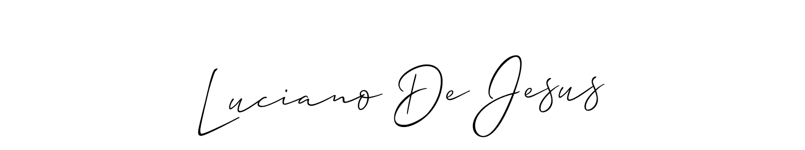 It looks lik you need a new signature style for name Luciano De Jesus. Design unique handwritten (Allison_Script) signature with our free signature maker in just a few clicks. Luciano De Jesus signature style 2 images and pictures png