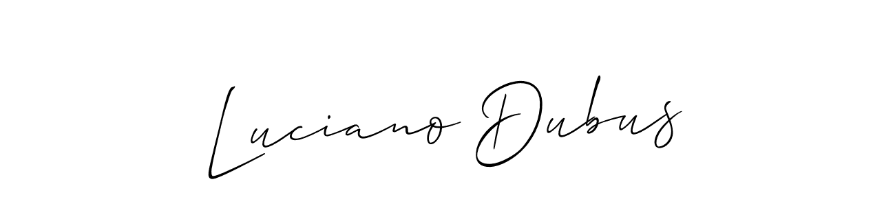 Make a beautiful signature design for name Luciano Dubus. Use this online signature maker to create a handwritten signature for free. Luciano Dubus signature style 2 images and pictures png