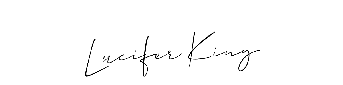 Similarly Allison_Script is the best handwritten signature design. Signature creator online .You can use it as an online autograph creator for name Lucifer King. Lucifer King signature style 2 images and pictures png
