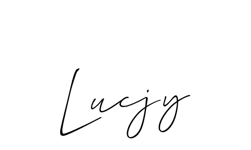 Similarly Allison_Script is the best handwritten signature design. Signature creator online .You can use it as an online autograph creator for name Lucjy. Lucjy signature style 2 images and pictures png