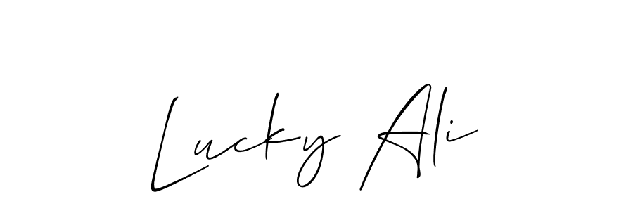 This is the best signature style for the Lucky Ali name. Also you like these signature font (Allison_Script). Mix name signature. Lucky Ali signature style 2 images and pictures png