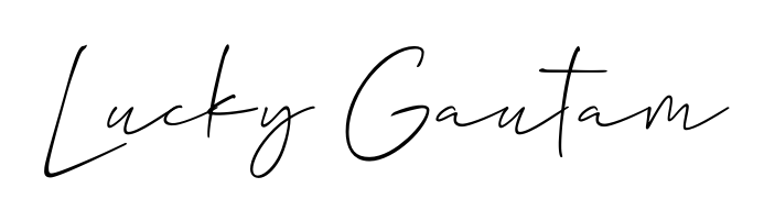 It looks like you need a new signature style for name Lucky Gautam. Design unique handwritten (Allison_Script) signature with our free signature maker in just a few clicks. Lucky Gautam signature style 2 images and pictures png