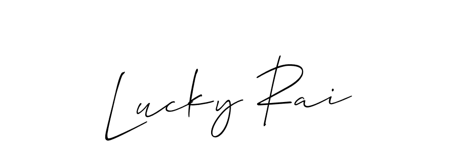 See photos of Lucky Rai official signature by Spectra . Check more albums & portfolios. Read reviews & check more about Allison_Script font. Lucky Rai signature style 2 images and pictures png