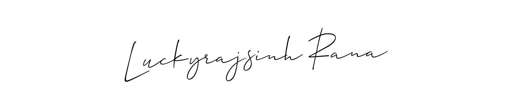 Once you've used our free online signature maker to create your best signature Allison_Script style, it's time to enjoy all of the benefits that Luckyrajsinh Rana name signing documents. Luckyrajsinh Rana signature style 2 images and pictures png