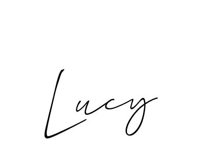 How to Draw Lucy signature style? Allison_Script is a latest design signature styles for name Lucy. Lucy signature style 2 images and pictures png