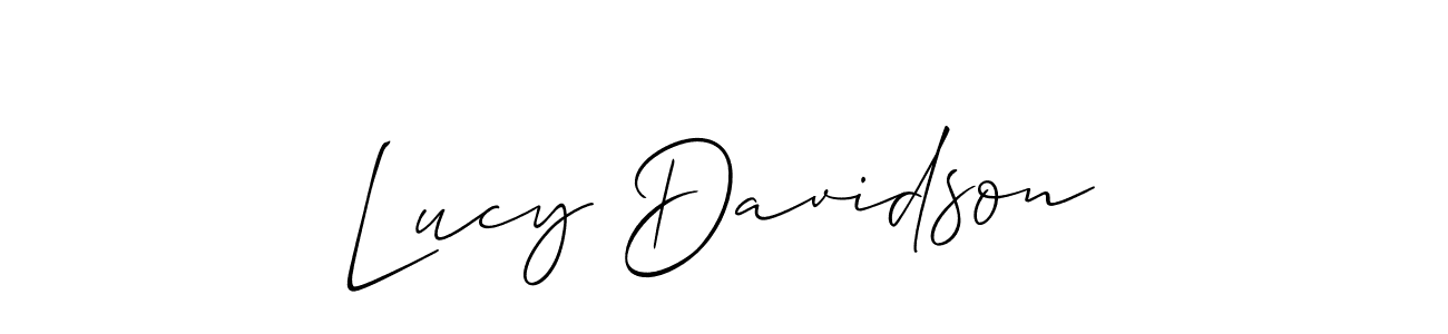 Once you've used our free online signature maker to create your best signature Allison_Script style, it's time to enjoy all of the benefits that Lucy Davidson name signing documents. Lucy Davidson signature style 2 images and pictures png