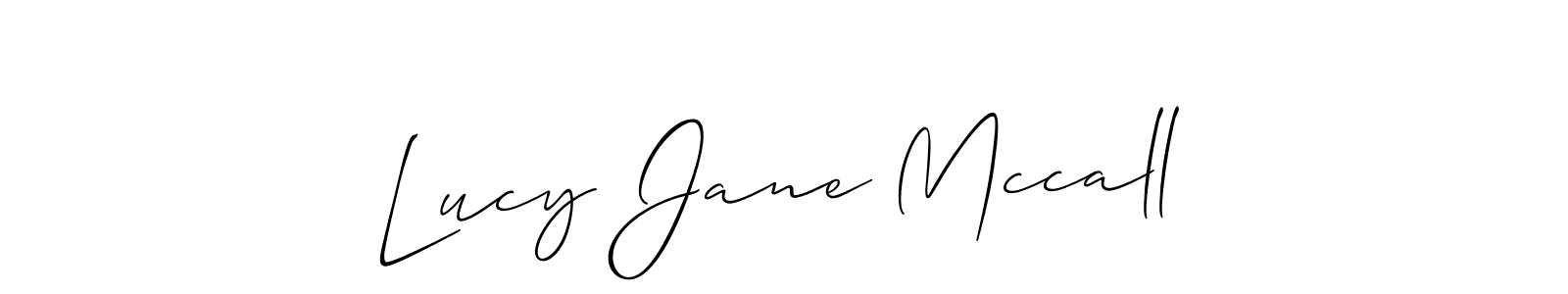 Check out images of Autograph of Lucy Jane Mccall name. Actor Lucy Jane Mccall Signature Style. Allison_Script is a professional sign style online. Lucy Jane Mccall signature style 2 images and pictures png