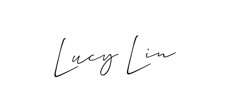 Once you've used our free online signature maker to create your best signature Allison_Script style, it's time to enjoy all of the benefits that Lucy Lin name signing documents. Lucy Lin signature style 2 images and pictures png