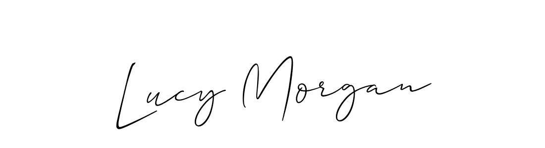 Best and Professional Signature Style for Lucy Morgan. Allison_Script Best Signature Style Collection. Lucy Morgan signature style 2 images and pictures png
