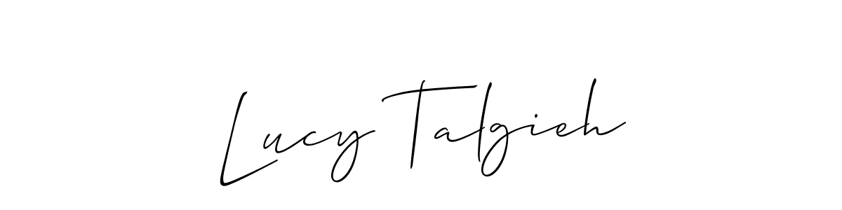 Check out images of Autograph of Lucy Talgieh name. Actor Lucy Talgieh Signature Style. Allison_Script is a professional sign style online. Lucy Talgieh signature style 2 images and pictures png