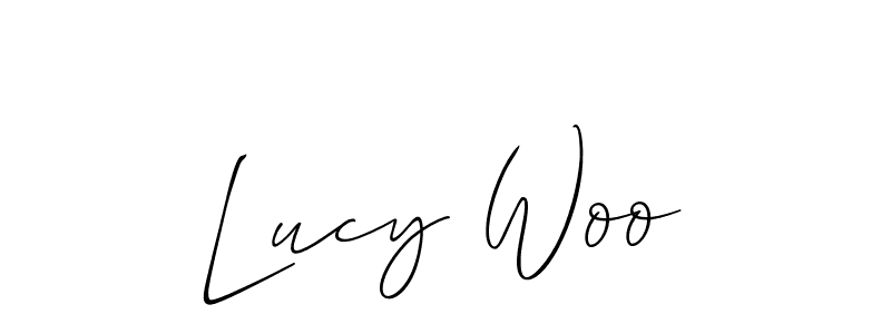 Similarly Allison_Script is the best handwritten signature design. Signature creator online .You can use it as an online autograph creator for name Lucy Woo. Lucy Woo signature style 2 images and pictures png