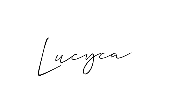 This is the best signature style for the Lucyca name. Also you like these signature font (Allison_Script). Mix name signature. Lucyca signature style 2 images and pictures png