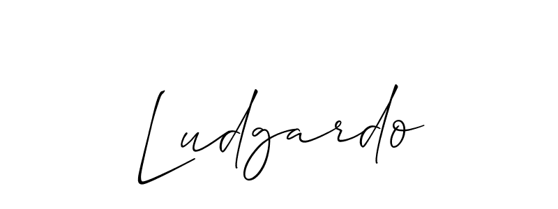 Make a beautiful signature design for name Ludgardo. Use this online signature maker to create a handwritten signature for free. Ludgardo signature style 2 images and pictures png