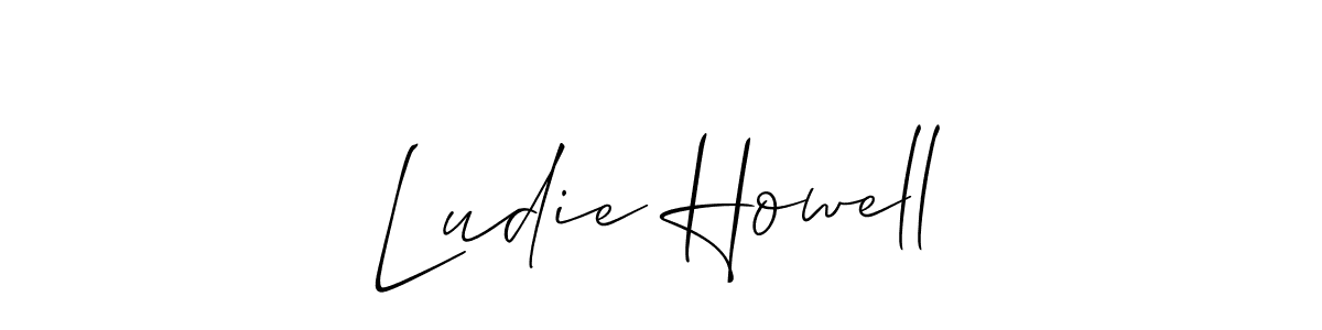 You can use this online signature creator to create a handwritten signature for the name Ludie Howell. This is the best online autograph maker. Ludie Howell signature style 2 images and pictures png