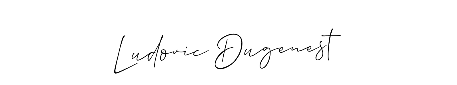 This is the best signature style for the Ludovic Dugenest name. Also you like these signature font (Allison_Script). Mix name signature. Ludovic Dugenest signature style 2 images and pictures png