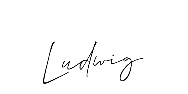 How to make Ludwig name signature. Use Allison_Script style for creating short signs online. This is the latest handwritten sign. Ludwig signature style 2 images and pictures png