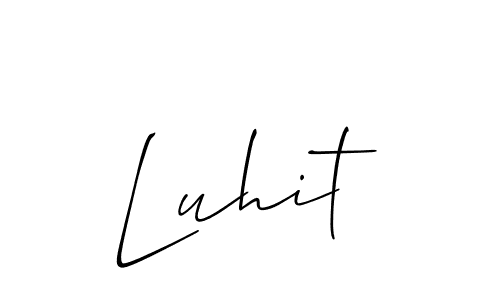 Check out images of Autograph of Luhit name. Actor Luhit Signature Style. Allison_Script is a professional sign style online. Luhit signature style 2 images and pictures png