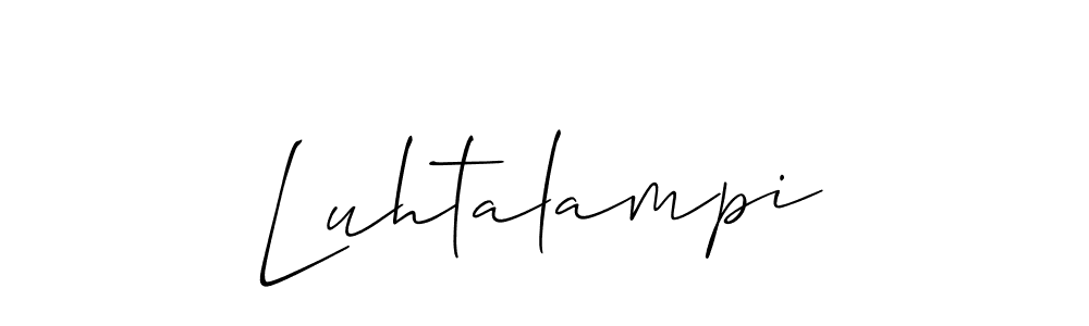 Once you've used our free online signature maker to create your best signature Allison_Script style, it's time to enjoy all of the benefits that Luhtalampi name signing documents. Luhtalampi signature style 2 images and pictures png