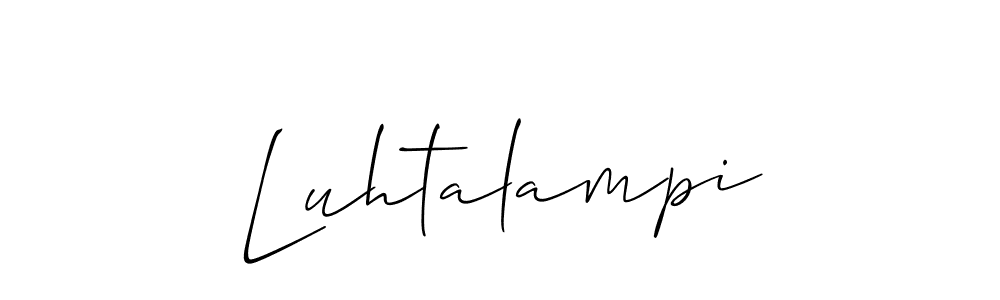 Luhtalampi stylish signature style. Best Handwritten Sign (Allison_Script) for my name. Handwritten Signature Collection Ideas for my name Luhtalampi. Luhtalampi signature style 2 images and pictures png