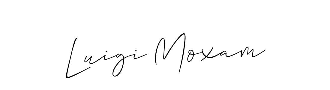 Luigi Moxam stylish signature style. Best Handwritten Sign (Allison_Script) for my name. Handwritten Signature Collection Ideas for my name Luigi Moxam. Luigi Moxam signature style 2 images and pictures png