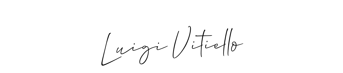 How to make Luigi Vitiello signature? Allison_Script is a professional autograph style. Create handwritten signature for Luigi Vitiello name. Luigi Vitiello signature style 2 images and pictures png