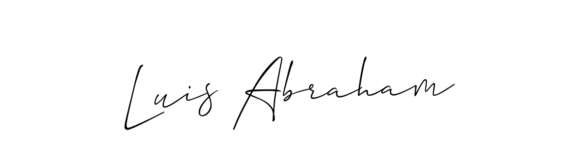 Check out images of Autograph of Luis Abraham name. Actor Luis Abraham Signature Style. Allison_Script is a professional sign style online. Luis Abraham signature style 2 images and pictures png