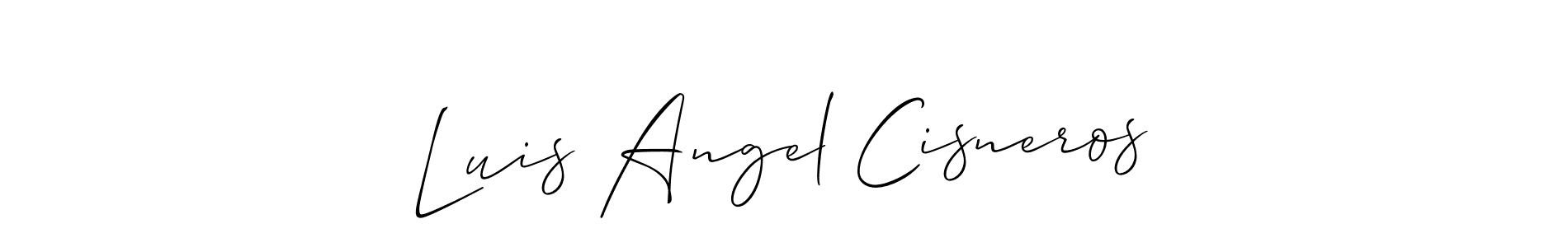 Make a beautiful signature design for name Luis Angel Cisneros. Use this online signature maker to create a handwritten signature for free. Luis Angel Cisneros signature style 2 images and pictures png