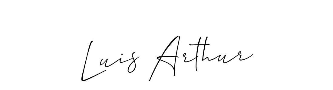 This is the best signature style for the Luis Arthur name. Also you like these signature font (Allison_Script). Mix name signature. Luis Arthur signature style 2 images and pictures png