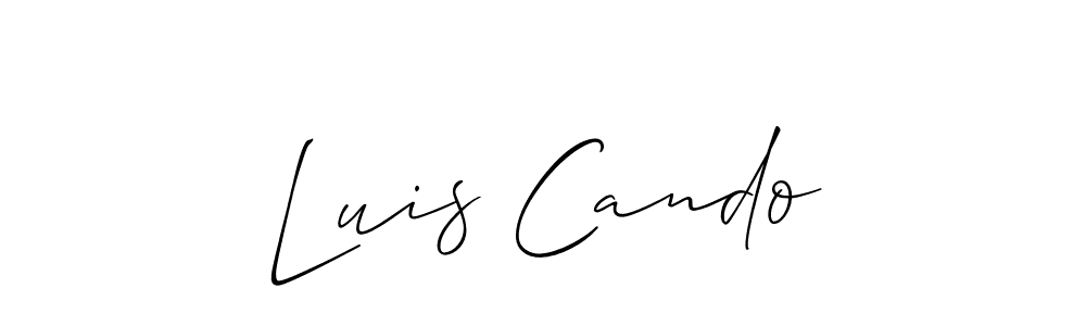 How to Draw Luis Cando signature style? Allison_Script is a latest design signature styles for name Luis Cando. Luis Cando signature style 2 images and pictures png