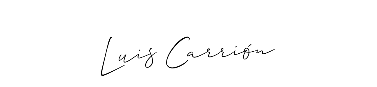 Here are the top 10 professional signature styles for the name Luis Carrión. These are the best autograph styles you can use for your name. Luis Carrión signature style 2 images and pictures png