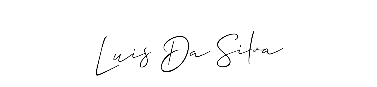 Allison_Script is a professional signature style that is perfect for those who want to add a touch of class to their signature. It is also a great choice for those who want to make their signature more unique. Get Luis Da Silva name to fancy signature for free. Luis Da Silva signature style 2 images and pictures png