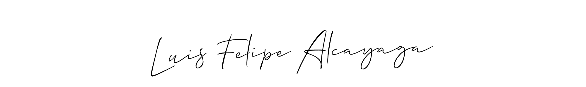 Make a beautiful signature design for name Luis Felipe Alcayaga. Use this online signature maker to create a handwritten signature for free. Luis Felipe Alcayaga signature style 2 images and pictures png